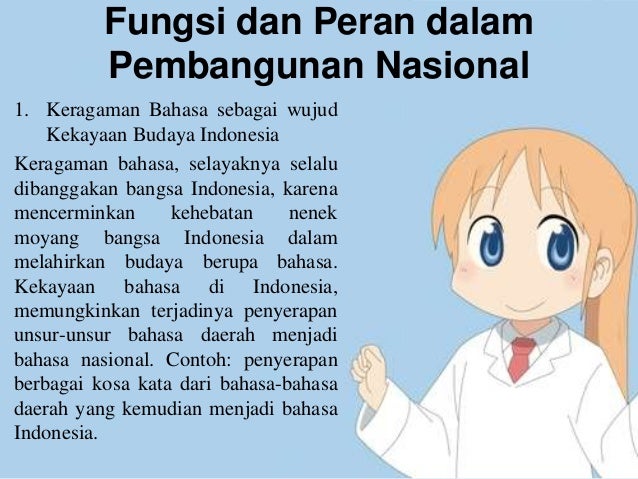 Fungsi Dan Peran Keragaman Sosial Budaya Dalam Pembangunan