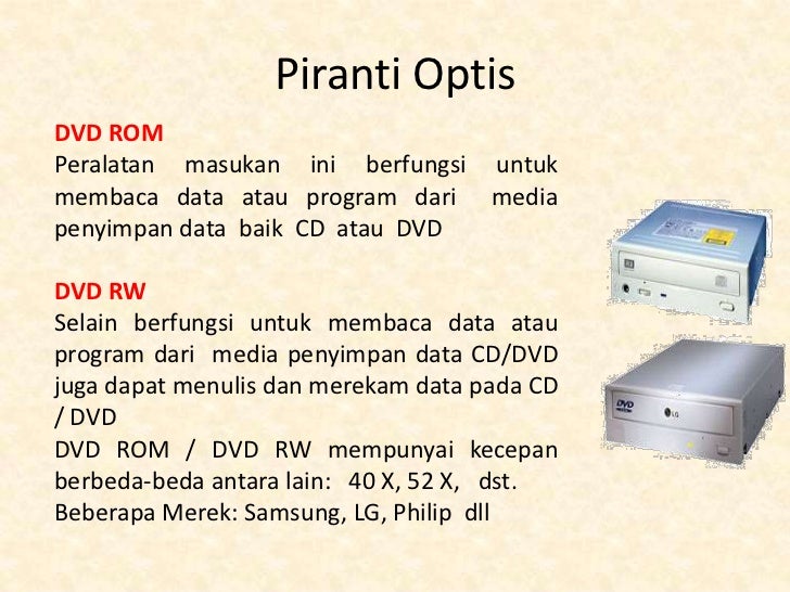 Fungsi dasar komponen komputer Fungsi dasar komponen komputer