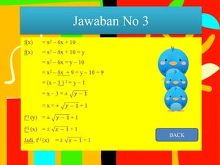 Jawaban No 3
BACK
 