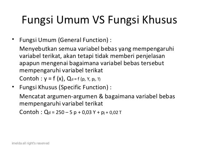 Fungsi linear