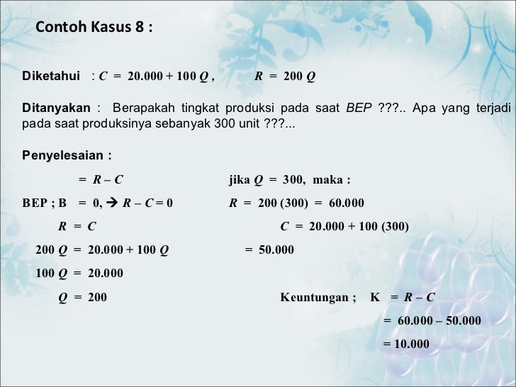 Fungsi Linier dan Penerapannya dalam Ekonomi