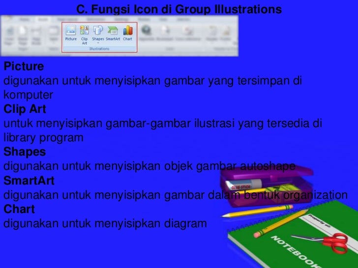 Fungsi Menu Pada Icon Word 2007