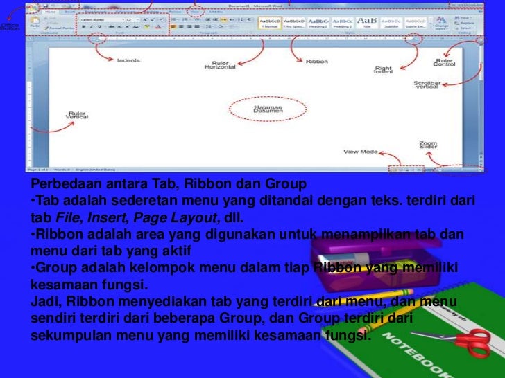 Fungsi Menu Pada Icon Word 2007
