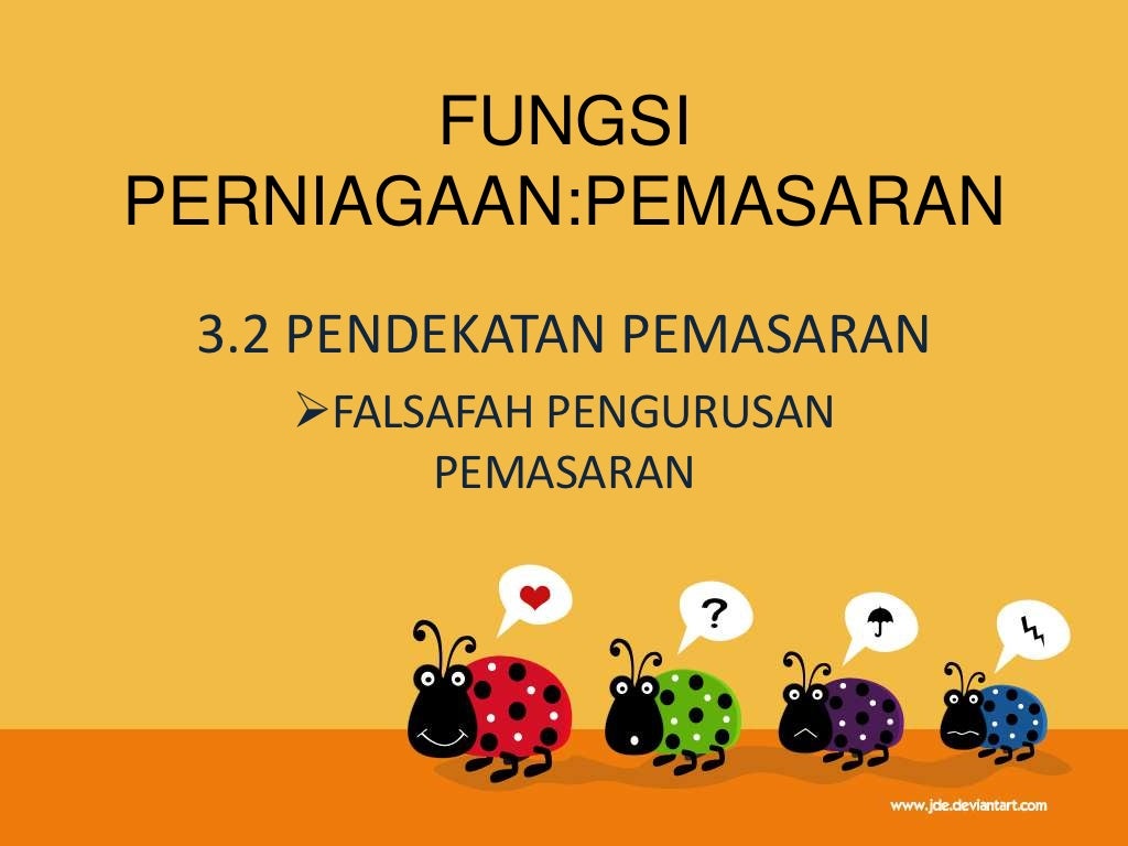Fungsi perniagaan pemasaran