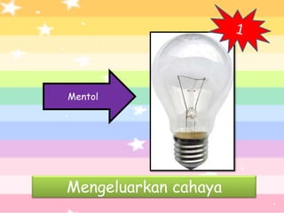 Mentol




Mengeluarkan cahaya
 