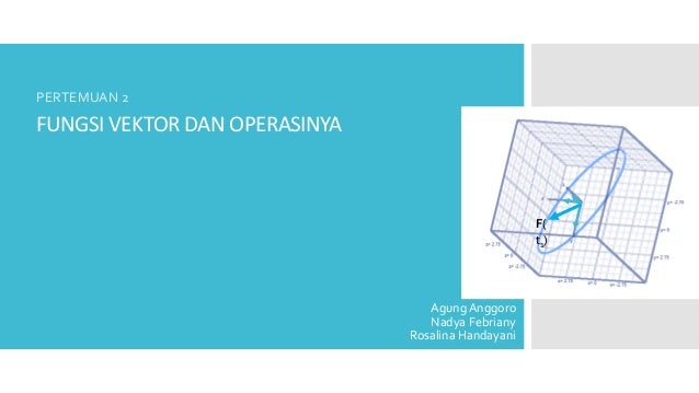 Fungsi Vektor dan Operasinya