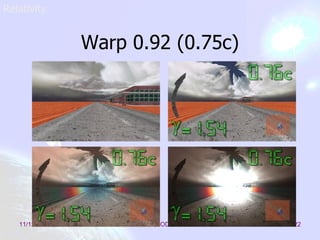Warp 0.92 (0.75c) Relativity 