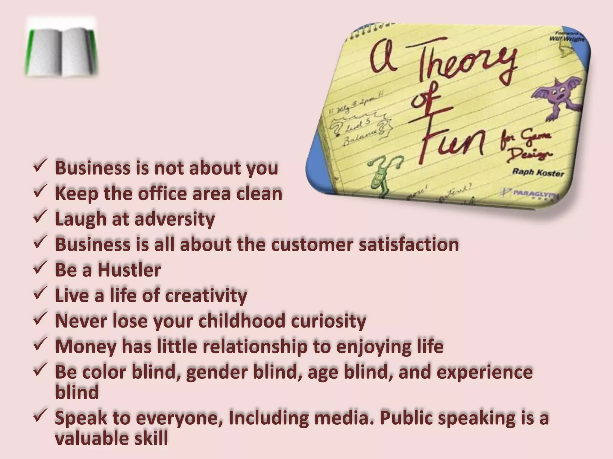 Business is not about you