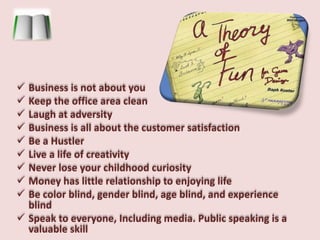 Business is not about you