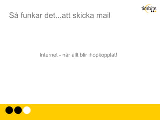 Så funkar det...att skicka mail Internet - när allt blir ihopkopplat! 