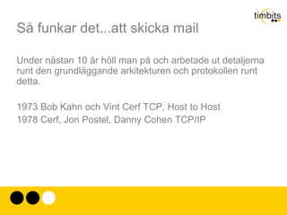 Så funkar det...att skicka mail 