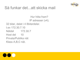 Nätverket är ett lager, som andra lager kanutnyttja, ta för givet. 