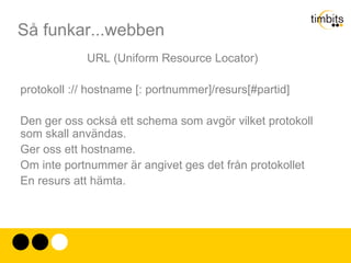 Så funkar...webben Satte ihop ett eget system.  Baserat på klient-server tillståndslösa accesser länkning till andra dokument/servrar 