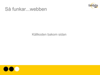 Så funkar...webben Källkoden bakom sidan 