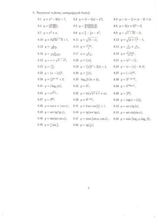 Analiza - funkcje - zestaw 1 cz.4