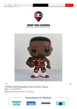  0 ITEMS
LOG IN
Color
No Box-25
Sale Ends Once The Timer Hits Zero!
Item Type: Vinyl Doll
FUNKO POP Basketball Stars Action Figure
$52.68 $28.12 SAVE $24.56
 Estimated delivery time 7-30 days
 