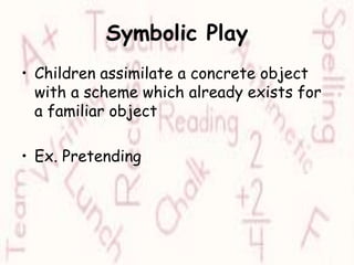symbolic play piaget