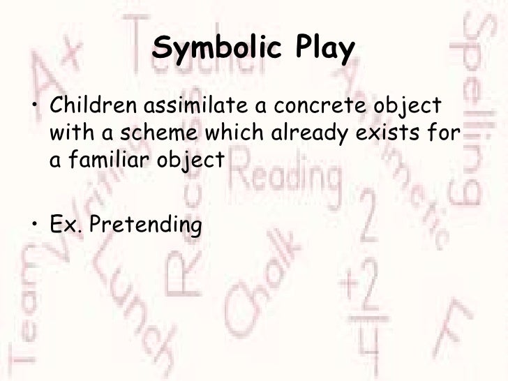 symbolic play piaget