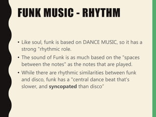 Funk Format FUNK MUSIC | PPTX