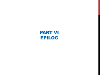 PART VI
EPILOG
 