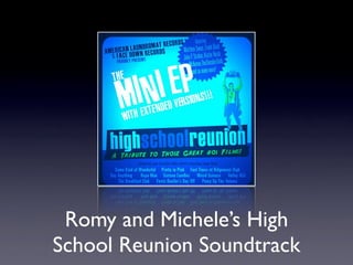 Romy and Michele’s High
School Reunion Soundtrack
 