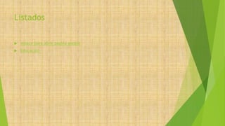 Listados
enlace para abrir pagina google
Educación-