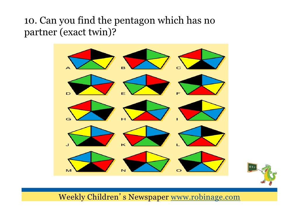 Fun Learning for Kids: 10 Visual Puzzles