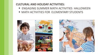 Fun Math Games & Activities | PPTX