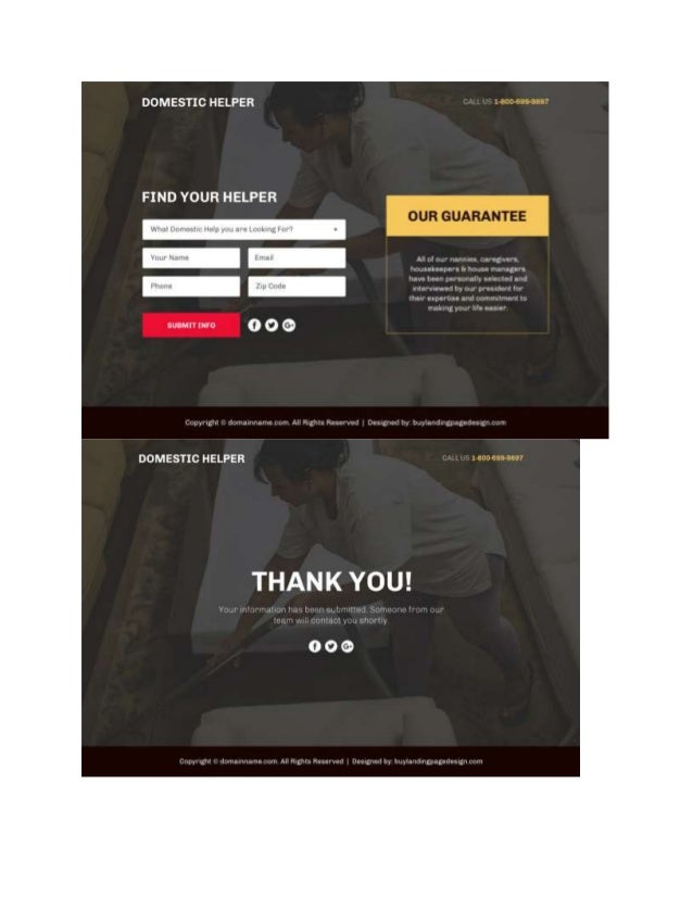 Funnel landing page designs