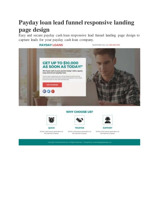 Funnel landing page designs