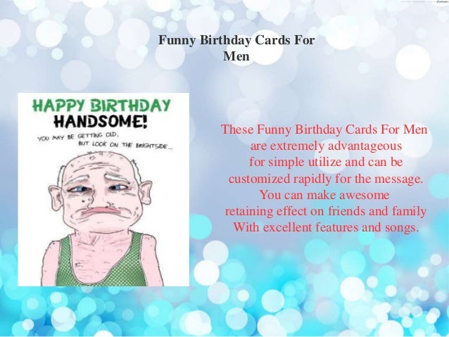 Funny Birthday Cards For Men