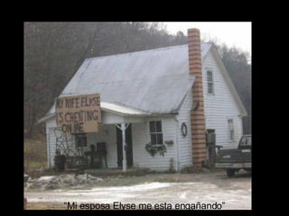 Vergüenza pública “ Mi esposa Elyse me esta engañando”