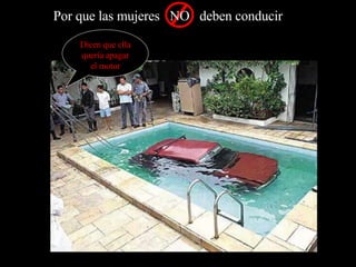 Dicen que ella quería apagar el motor 