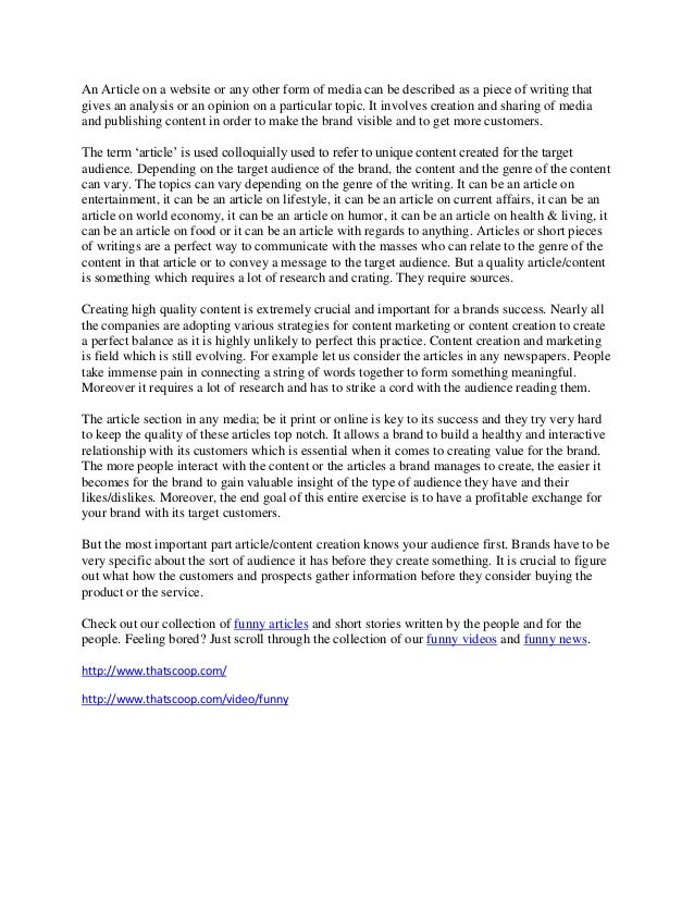 Free Funny Essays and Papers | Help Me