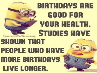 Funny birthday wish