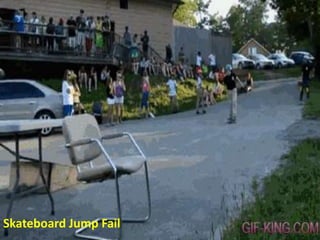 Skateboard Jump Fail 
 