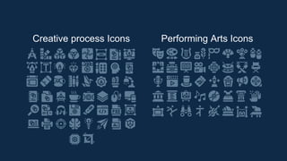 Creative process Icons Performing Arts Icons
 