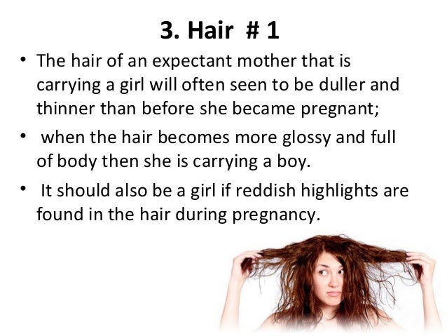 hair growth during pregnancy boy