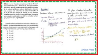 Revisão Enem - caderno Sartre Coc- Função do 1°grau - Função do 2° grau - Função exponencial- Progressão Aritmética