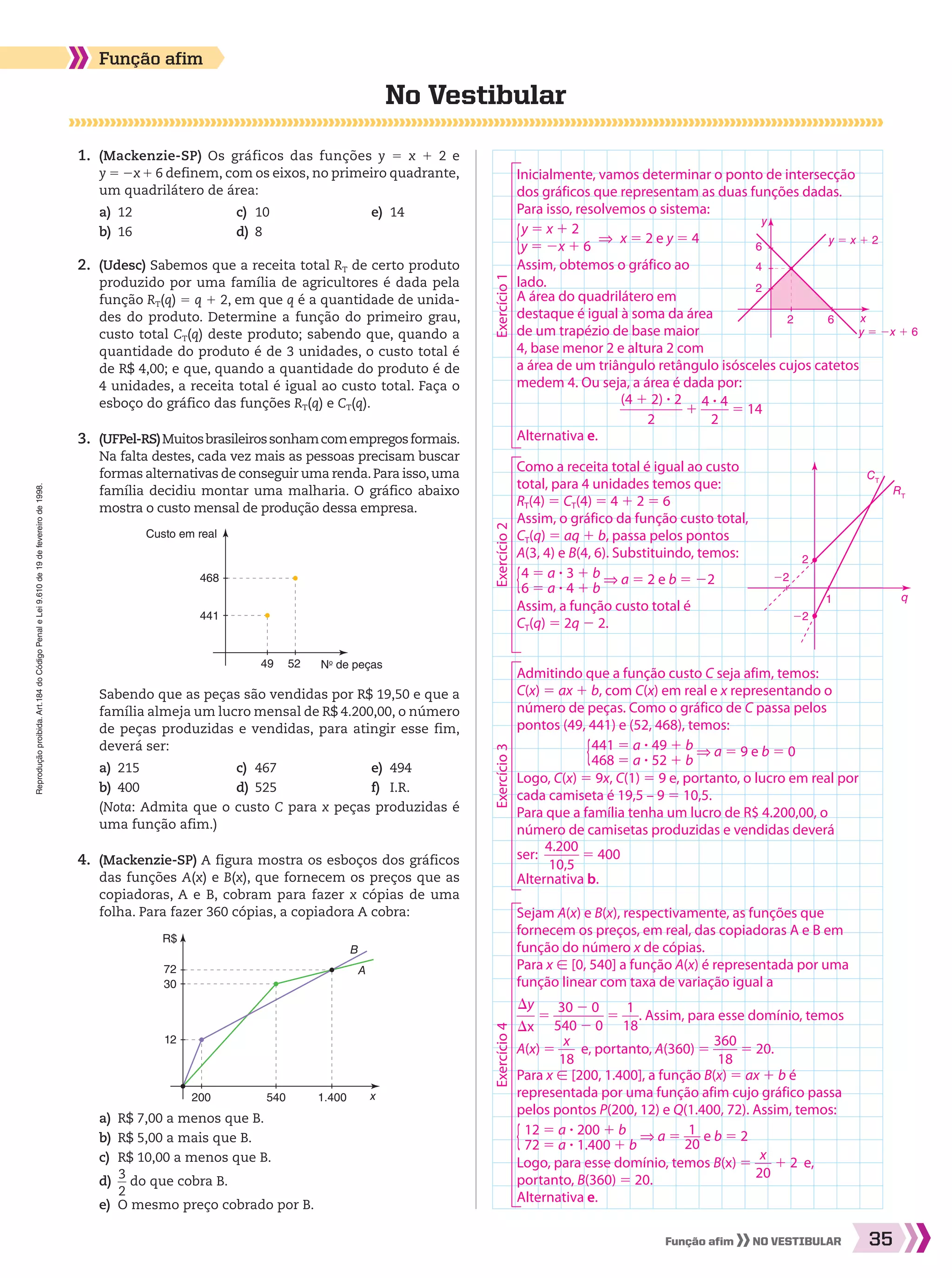 トイマニ M-101 M-102 M-102 M-103 Função afim | PDF