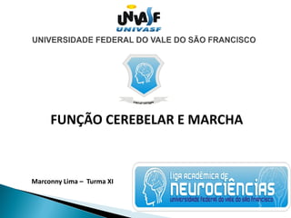 FUNÇÃO CEREBELAR E MARCHA



Marconny Lima – Turma XI
 