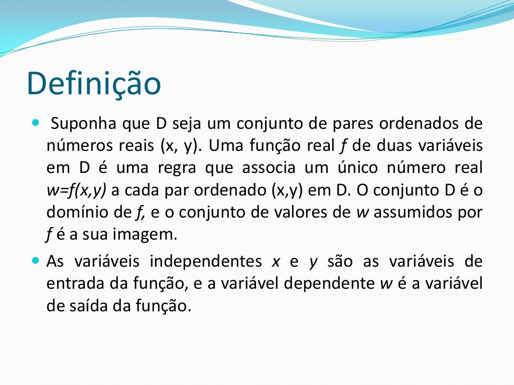 Diferencial De Uma Função De Duas Variáveis