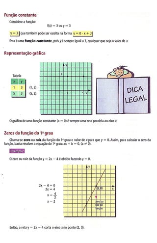 Função do 1° grau