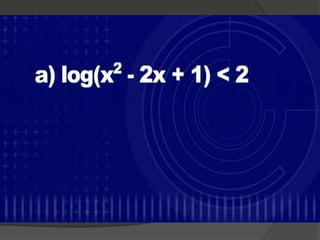 Função, equação e inequação logarítmica