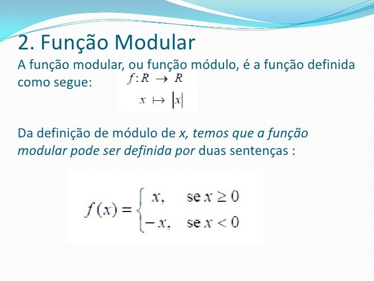 Modular Function Explain One Way Function Função Modular – Entenda o que é módulo de um número e função modular ...
