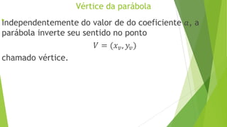 Vértice da parábola


 