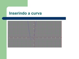 Inserindo a curva
 