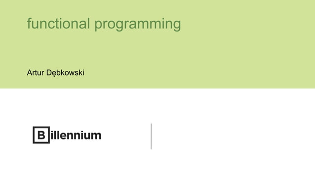 functional programming | PPT | Free Download