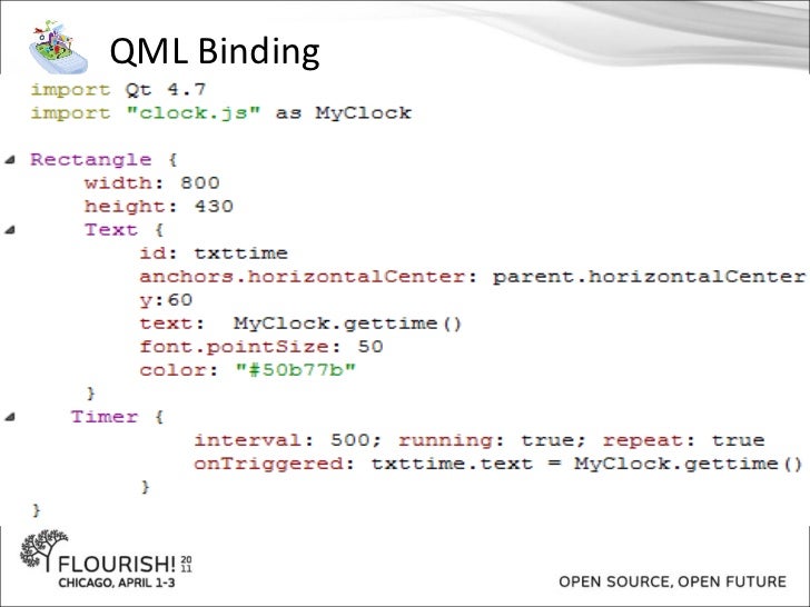 QML & JavaScript on MeeGo Flourish Conference 2nd Apr 2011, at UIC C…