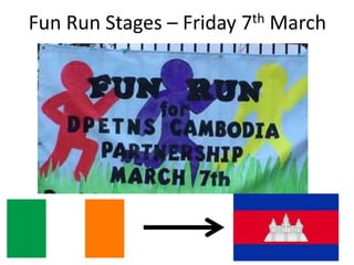 Fun Run Stages – Friday 7th March
 